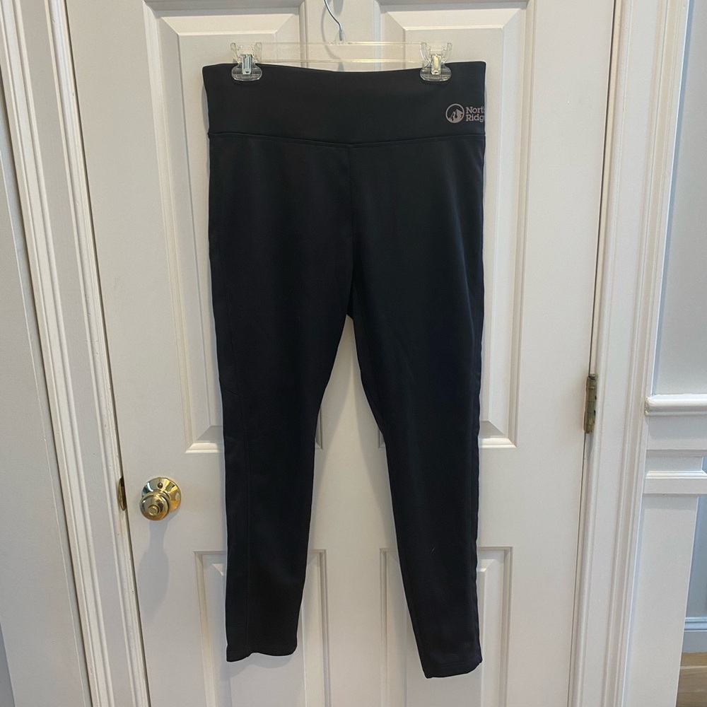 Women’s North Ridge Black Fleece Lined Leggings UK 14/~US 10